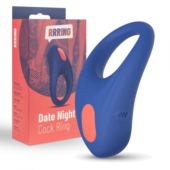 Синее эрекционное кольцо RRRING Date Night Cock Ring - 1