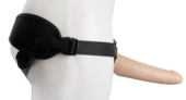 Пустотелый страпон Harness CLASSIC с бандажом - 19,5 см. - 3