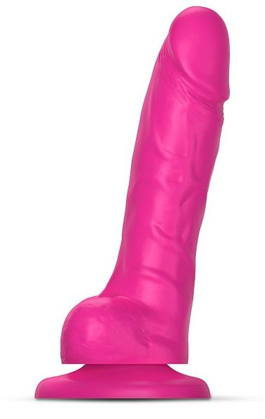 Розовый фаллоимитатор Strap-On-Me Sliding Skin Realistic Dildo size M - 0