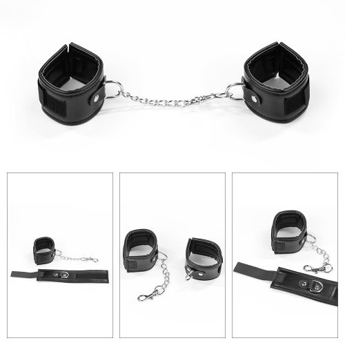 БДСМ-набор Deluxe Bondage Kit: маска, вибратор, наручники, плётка - 1