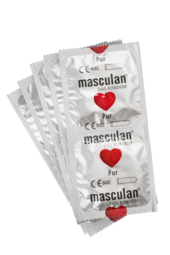 Супертонкие презервативы Masculan Pur - 10 шт. - 5