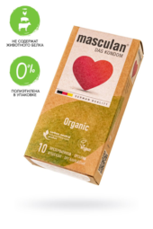 Экологически чистые презервативы Masculan Organic - 10 шт. - 1