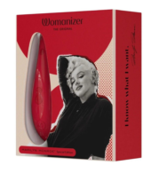 Красный бесконтактный клиторальный стимулятор Womanizer Marilyn Monroe Special Edition - 2