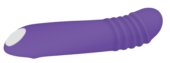 Фиолетовый светящийся G-стимулятор The G-Rave - 15,1 см. - 7