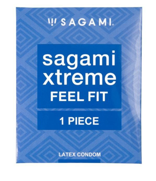 Презерватив Sagami Xtreme Feel Fit 3D - 1 шт. - 0