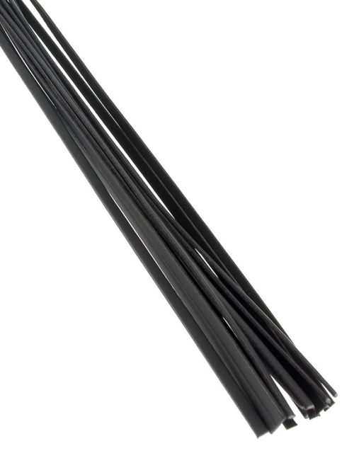 Чёрная плетка Deluxe Cat O Nine - 62 см. - 3
