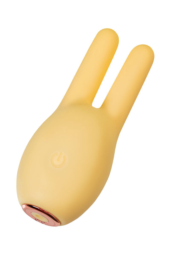 Желтый клиторальный стимулятор с ушками Mr. Bunny - 5
