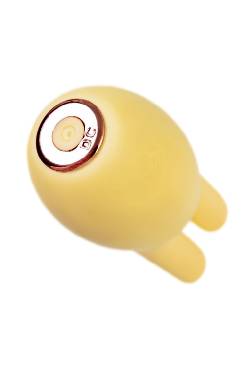 Желтый клиторальный стимулятор с ушками Mr. Bunny - 4