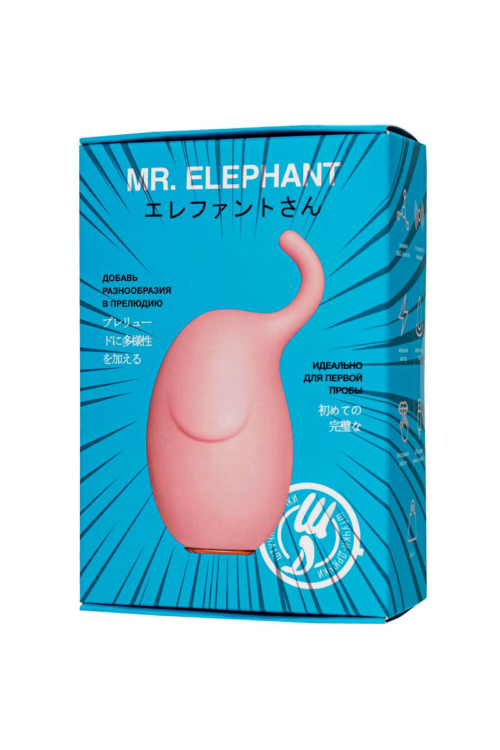 Розовый клиторальный стимулятор Mr. Elephant - 9