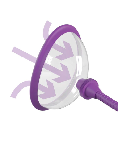 Фиолетовая клиторальная помпа Pleasure Pump - 2