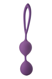 Фиолетовые вагинальные шарики Flirts Kegel Balls - 1