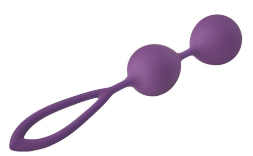 Фиолетовые вагинальные шарики Flirts Kegel Balls - 3