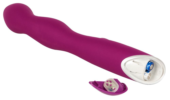 Фиолетовый вибратор A G-Spot Rabbit Vibrator для стимуляции зон G и A - 23,6 см. - 6