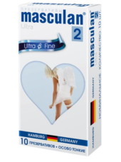 Ультратонкие презервативы Masculan Ultra 2 Fine с обильной смазкой - 10 шт. - 0