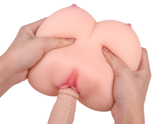 Оригинальный мастурбатор - вагина, анус и бюст - 1