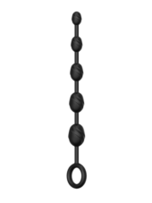 Черная анальная цепочка №03 Anal Chain - 30 см. - 0