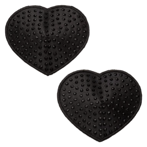 Черные пэстисы в форме сердечек Heart Pasties - 0