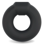 Черное эрекционное кольцо Ultra Soft Platinum Cure Silicone Cockring - 0