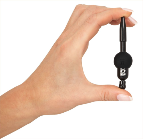 Черный уретральный вибростимулятор Vibrating Penis Plug - 3