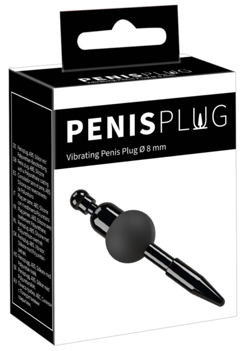 Черный уретральный вибростимулятор Vibrating Penis Plug - 7