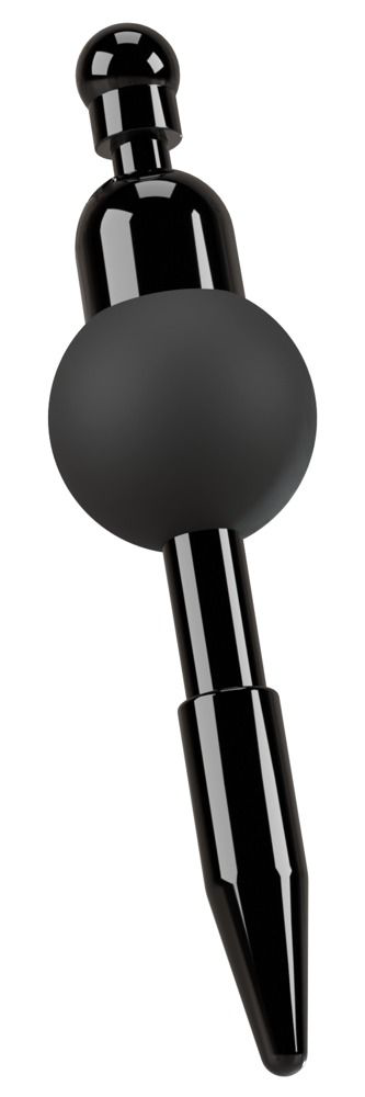 Черный уретральный вибростимулятор Vibrating Penis Plug - 0