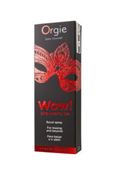 Оральный спрей ORGIE Wow! Strawberry Ice Blowjob Spray с охлаждающим и возбуждающим эффектом - 10 мл. - 4