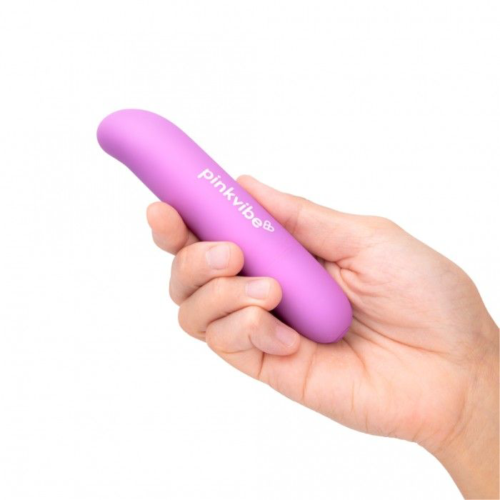 Фиолетовый вибромассажер Pink Vibe для стимуляции точки G и клитора - 12,2 см. - 1
