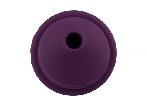 Фиолетовый вакуум-волновой вибратор в форме капкейка - 1