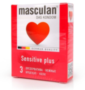 Презервативы Masculan Sensitive plus - 3 шт. - 0