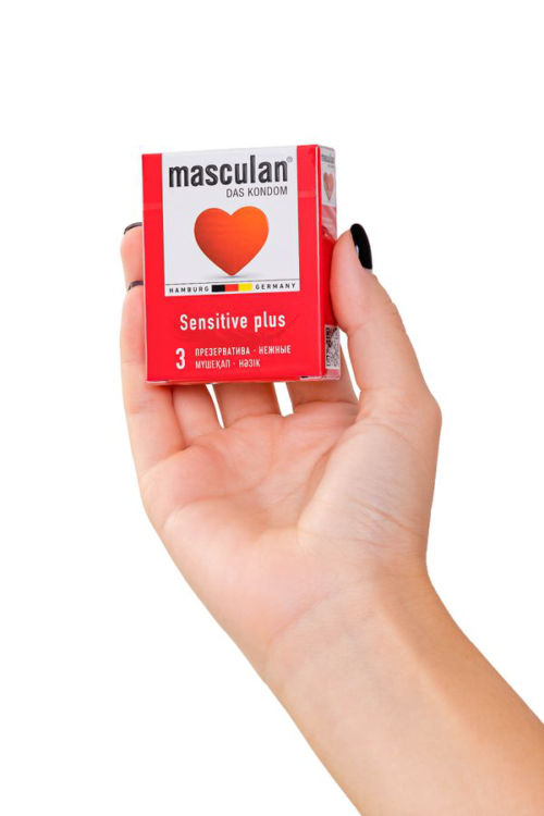 Презервативы Masculan Sensitive plus - 3 шт. - 3