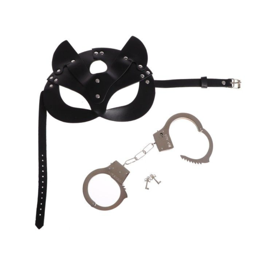 Эротический набор «Твоя кошечка»: маска и наручники - 2