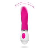 Ярко-розовый вибратор-язык Tongue Lick - 16,5 см. - 0