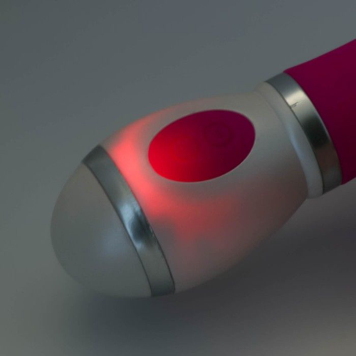 Ярко-розовый вибратор-язык Tongue Lick - 16,5 см. - 3