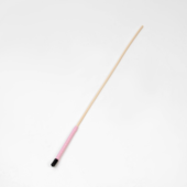 Деревянный стек с розовой ручкой - 60 см. - 0
