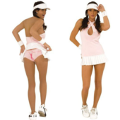 Сексуальный ролевой костюм теннисистки - S/М - 0