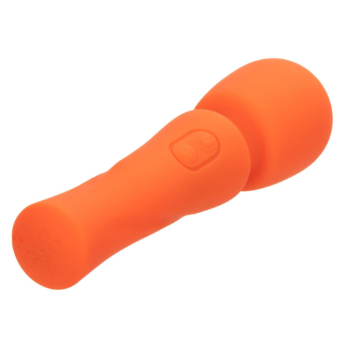 Оранжевый вибромассажер Stella Liquid Silicone Mini Massager - 14,5 см. - 8