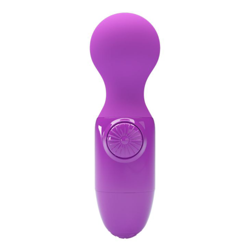 Фиолетовый мини-вибратор с шаровидной головкой Mini Stick - 0