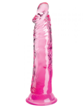 Розовый фаллоимитатор на присоске 8’’ Cock - 21,8 см. - 0