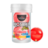Лубрикант на масляной основе Hot Ball Plus с охлаждающе-разогревающим эффектом (2 шарика по 3 гр.) - 0