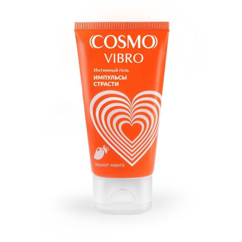 Возбуждающий интимный гель Cosmo Vibro с ароматом манго - 50 гр. - 0