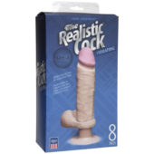 Вибромассажер-реалистик на присоске The Realistic Cock ULTRASKYN Vibrating 8”- 23,5 см. - 1