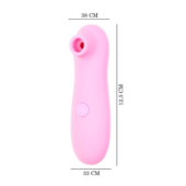 Розовый бесконтактный вакуумно-волновой стимулятор клитора «Оки-Чпоки» - 5