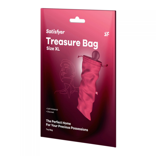 Розовый мешочек для хранения игрушек Treasure Bag XL - 0