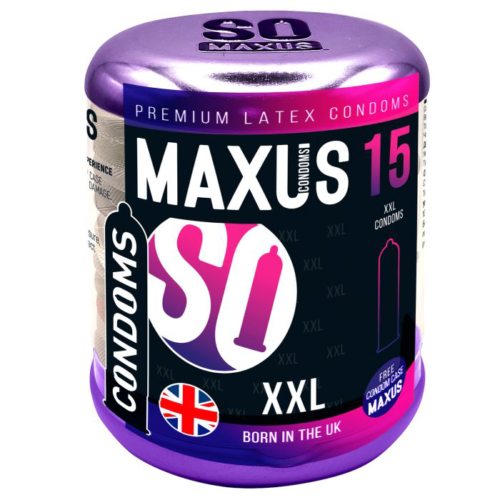 Презервативы Maxus XXL увеличенного размера - 15 шт. - 0