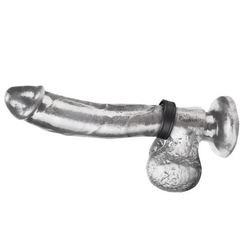 Кольцо на пенис из искусственной кожи на липучке VELCRO COCK RING - 5 см. - 2