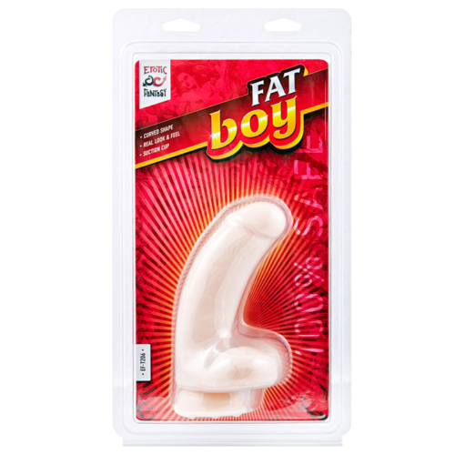 Изогнутый дилдо Fat Boy - 17 см. - 1