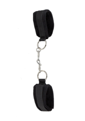 Черные наручники Velcro Cuffs - 0