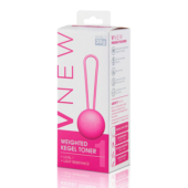 Розовый вагинальный шарик VNEW level 1 - 1