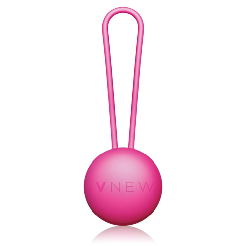 Розовый вагинальный шарик VNEW level 1 - 0