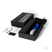 Синий перезаряжаемый вибростимулятор простаты Loki Federal Blue - 19,6 см. - 1